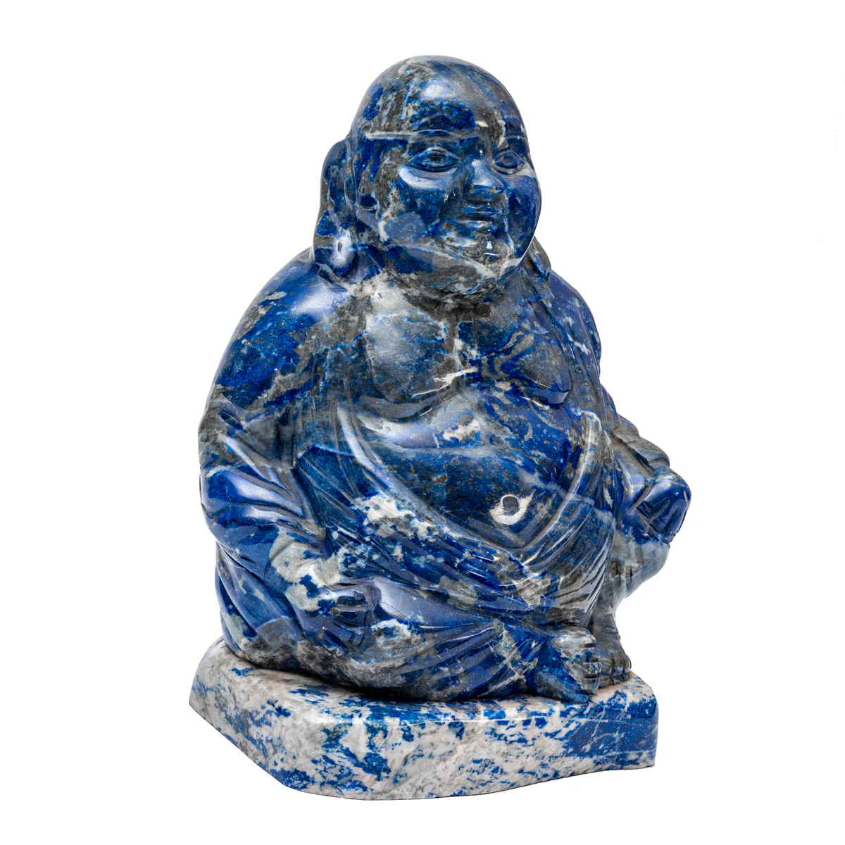 Buddha | Lapis Lazuli Carved Sculpture - Image 3