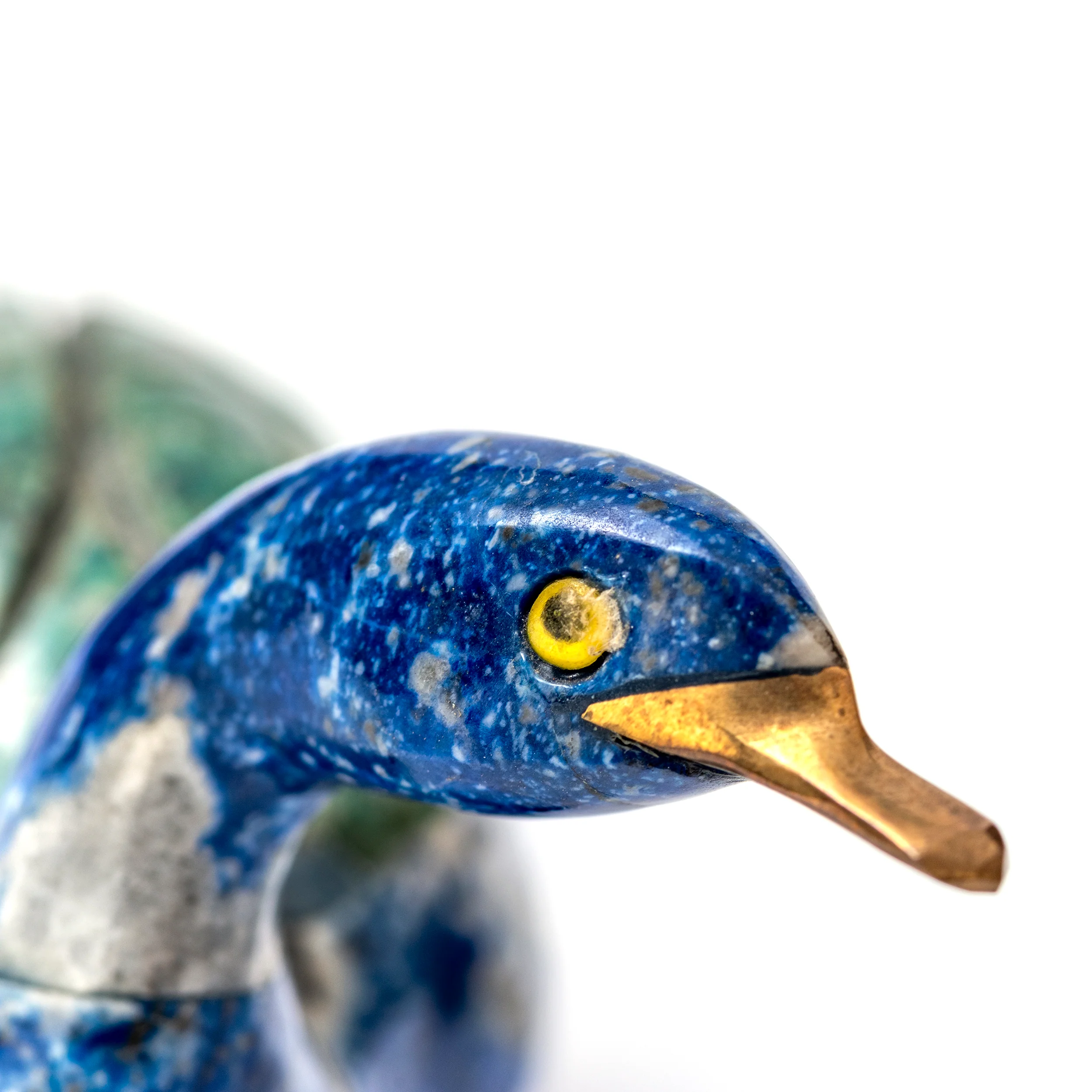 Lapis Lazuli Duck Figurine Size 2 | Artisan Carved Figurine - Image 5