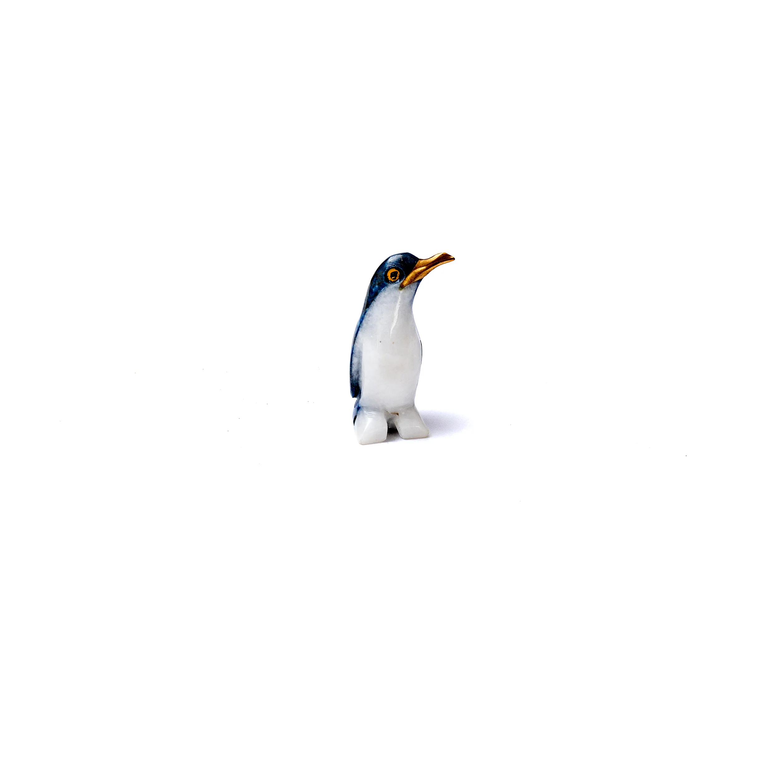 Lapis Lazuli Penguin Figurine Size 1 | Handcrafted Animal Decor - Image 3