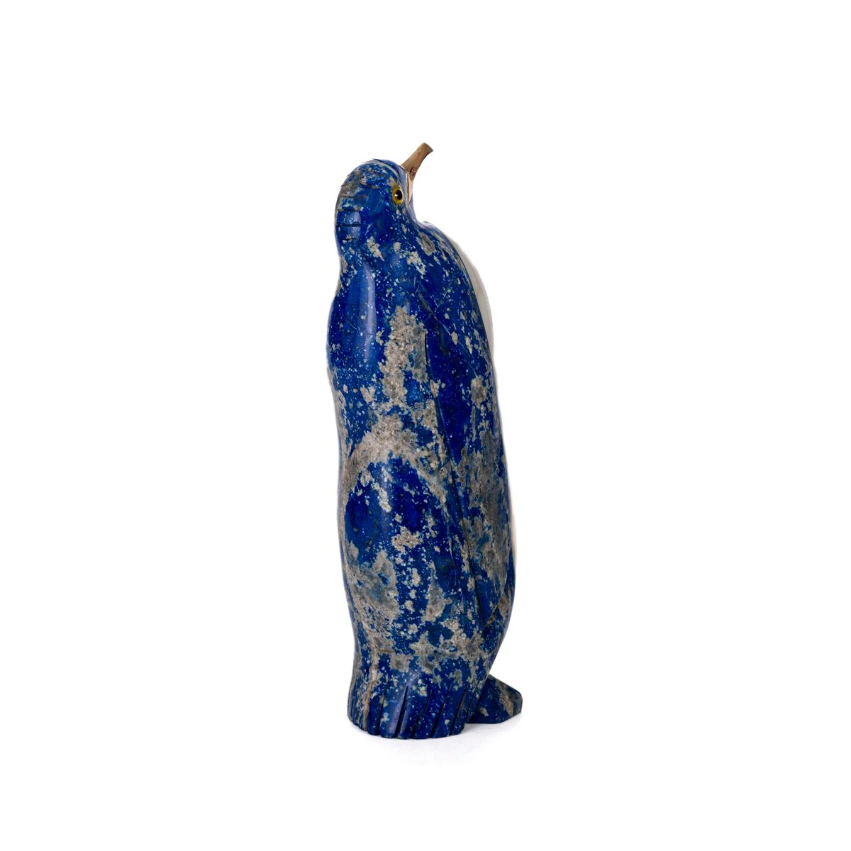 Lapis Lazuli Penguin Statue Size 7 | Artisan Decor Piece | - Image 2